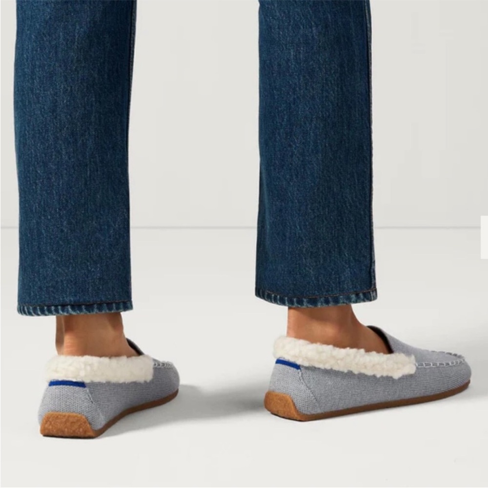 Rothy’s The Merino Slipper Glacier Gray